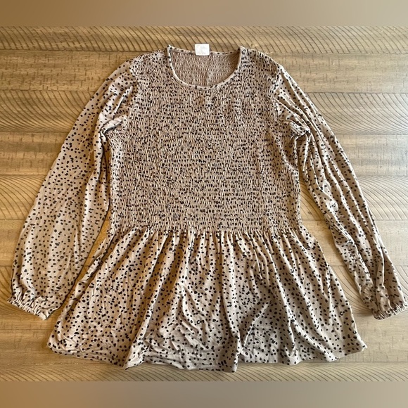 Matilda Jane Tops - Matilda Jane Good Hart Women's City Limits Top Leopard Size Large